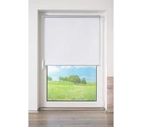 K-home 200200-4 Store à Sauter Volet Roulant avec Structure Moderne en Tissu Blanc 70 cm x 150 cm (l x L)
