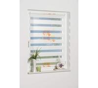 K-home - Double store - Denia - Système de fixation sans perçage, Fleur (Orange), 50 x 150 cm
