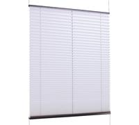 K-Home Florida Store plissé Klemmfix Blanc 55 x 130 cm (l x L) Design Unique avec Effet Lumineux enchanteur