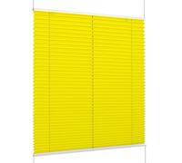 K-Home Florida Store plissé Klemmfix Jaune 85 x 210 cm (l x L) Design Unique avec Effet de lumière enchanteur