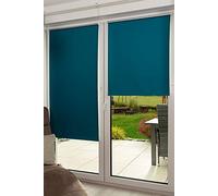 K-home Klemmfix Store Enrouleur occultant Bleu pétrole 70 x 200 cm