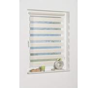 K-home Madrid Store Double Klemmfix sans perçage Gris, Beige, 100 x 150 cm