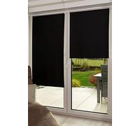K-Home Store Enrouleur occultant avec système Klemmfix, Noir, 115 x 150 cm (l x L)