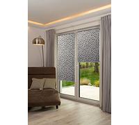 K-home Store Enrouleur occultant imprimé Gris Pierre 50 x 150 cm