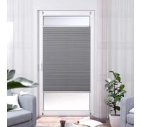 K-Home Store plissé Thermique Elsa 80 x 210 cm, Dos Gris/argenté