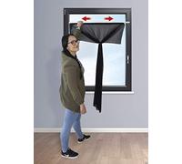 K-home TELESKOP Cadre Anti-Insectes Anthracite 80 x 90 cm à 130 x 150 cm