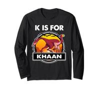 K is for Khaan Dinosaurs Alphabe for Dinosaur Lover Manche Longue