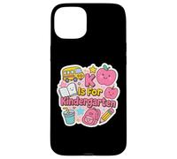 K is for Kindergarten Girls Teacher Back to School Women Coque pour iPhone 15 Plus