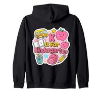 K is for Kindergarten Girls Teacher Back to School Women Sweat à Capuche