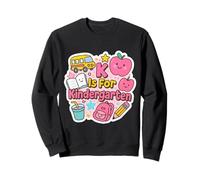 K is for Kindergarten Girls Teacher Back to School Women Sweatshirt