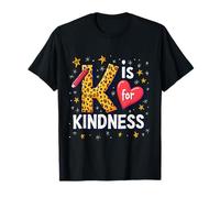 K is for Kindness Lettre ludique et gai T-Shirt
