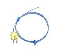 K/J/T-Type Thermocouple Probe - Exposed Tip Solder Joint, 0.5-5M Length Options with Plug(1pc)(K 0.5m)