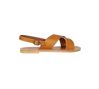 K.jacques - Sandales Plates - Femme - Chaussures - Brun - Taille: 36 EU