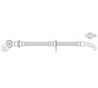 K&K FT0037 Flexible de frein