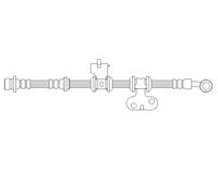 K&K FT0292 Flexible de frein