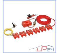 K&K RÉPULSIF FOUINES ULTRASONS+HAUTE TENSION 6 +/- BROSSES 360° ULTRASONS M4