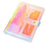 K KAREZOG Album photo avec 200 poches, convient pour Fujifilm Instax 3" Film Mini 11/9 8/Mini 90/Polaroid Zinc/Kodak Zinc/HP Sprocket Papier photo - Mini album photo (Couleur -1)