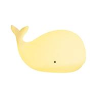 K KASONIC Nuit Lumière pour Enfants, RGB Silicone Veilleuse pour Tout-Petits, Mignonne Lampe de Nuit Animale avec Contrôle Tactile, Lumières de Nuit pour Enfants pour Chambre à Coucher, Baleine