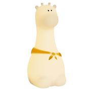 K KASONIC Nuit Lumière pour Enfants, RGB Silicone Veilleuse pour Tout-Petits, Mignonne Lampe de Nuit Animale avec Contrôle Tactile, Lumières de Nuit pour Enfants pour Chambre à Coucher, Girafe