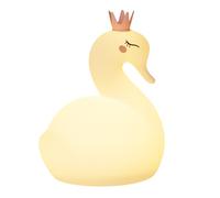 K KASONIC Nuit Lumière pour Enfants, RGB Silicone Veilleuse pour Tout-Petits, Mignonne Lampe de Nuit Animale avec Contrôle Tactile, Lumières de Nuit pour Enfants pour Chambre à Coucher, Cygne