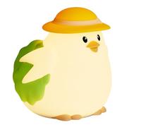 K KASONIC Nuit Lumière pour Enfants, RGB Silicone Veilleuse pour Tout-Petits, Mignonne Lampe de Nuit Animale avec Contrôle Tactile, Lumières de Nuit pour Enfants pour Chambre à Coucher, Poussin