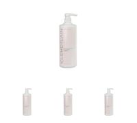 K KLEMERLAIN Shampoing à l'Aloe Vera Bio. Pour tous types de cheveux. Végétalien. Sans silicones. 92% d'ingrédients naturels - 1 litre (Lot de 4)