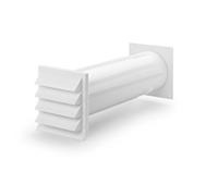 Naber 4044047 K de Climat de r 150/150 télescopique mur Boîte aux lettres, rundansc LC-52 Blanc