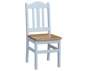 k koma Alder Chaise en pin massif Blanc miel Style maison de campagne