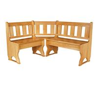 k koma Banc d'angle en pin massif (Alder, 100 x 140 cm)