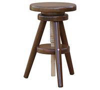 k koma Chaise de bar en bois de hêtre réglable en hauteur 52-68 cm (chêne)