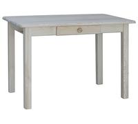 k koma Table à manger en pin massif non traité avec tiroir - Table de cuisine table à manger idéale pour restaurant - à décaper soi-même (60 x 90 cm)