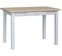 k koma Table de cuisine en pin massif avec tiroir Fabricant NOUVEAU pin laqué (80 x 120)