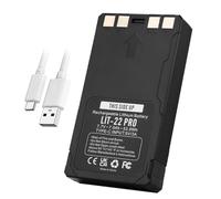 K KYUER 1-Pack LIT-22 Pro Batterie de Rechange pour Spypoint Cellular Trail Wildlife Camera (Flex-M S G-36 Plus Dark S-Dark) Flex Solar System Caméra Celular au Cámara Battery avec Type-C Cable