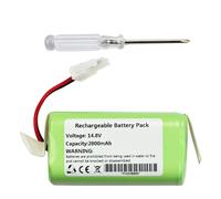 K KYUER 14.8V Robot Aspirateur Batterie pour ECOVACS UR18650ZT-4S1P-AAF Deebot M82 DM82 500 M82UK BL7402A Robot Vacuum Cleaner Li-ION Battery 2800mAh