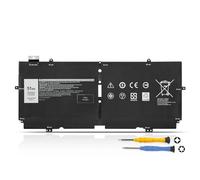 K KYUER 52TWH X1W0D Batterie pour Dell XPS 13 7390 9310 2-in-1 2020 51Wh
