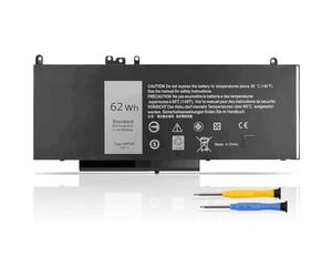 K KYUER 62WH 6MT4T High Capacity Batterie pour Dell Latitude E5470 E5570 E5270 Precision 15 3510 Mobile Workstation WYJC2 VMKXM 7V69Y TXF9M 0C1P4 79VRK 07V69Y 451-BBTW 451-BBUN 451-BBUQ 535NC HK6DV