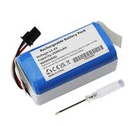 K KYUER Aspirateur Robot Batterie pour AIRROBO P30 Robot Batterie H18650CH-4S1P PCM2600 Breeze Cordless Wet Dry Vacuum Cleaner Battery with Tools 14.4V 2600mAh