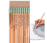 K Lot de crayons arc-en- en bois pour , crayons de motivation pour écrire, dessin, projets d'art à l'école et pour un