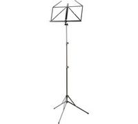 K&M 10052 Pupitre à musique Noir - Pupitre à musique extra haut - Trépied métallique extensible de 64 à 150 cm de long