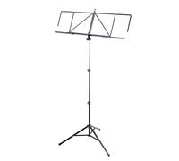 K&M 10062 Pupitre à musique Robby Plus - Pupitre à musique métallique XXL avec support de musique extensible et large pour 4 feuilles DIN A4