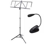 K&M 10062 Robby Plus Pupitre avec pupitre extensible + lampe de pupitre Keepdrum