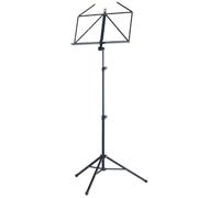 K&M 10065 Pupitre à musique Schwarz - Pupitre à musique pliable pour étui de trompette - Pied extensible de 58,5 à 122 cm de hauteur
