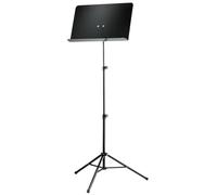 K&M Pupitre d'orchestre scolaire 10068 - noir, extensible 55,5–119 cm, support de partitions rabattable
