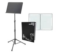 K&M 11870 Pupitre d'orchestre avec classeur Keepdrum MA30 30 pages DIN A3
