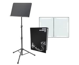K&M 11870 Pupitre d'orchestre avec classeur Keepdrum MA30 30 pages DIN A3