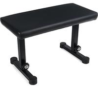 K&M 14085 Banquette de piano Noir - Acier, similicuir - Siège rembourré, assise large - Siège de clavier réglable en hauteur