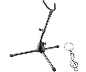 K&M 14300 Support pour saxophone ancien ténor + porte-clés keepdrum