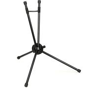 K&M 14350 Pied de saxophone Saxxy Noir Aluminium - taille compacte XXS - hauteur 42cm - transport possible dans le baffle