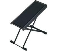 K&M 14670 Repose-pieds en acier en noir - réglable en 6 positions - avec appui large - hauteur de 11,9 à 26,4 cm - en acier