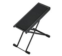 K&M 14670 Repose-pieds en acier en noir - réglable en 6 positions - avec appui large - hauteur de 11,9 à 26,4 cm - en acier